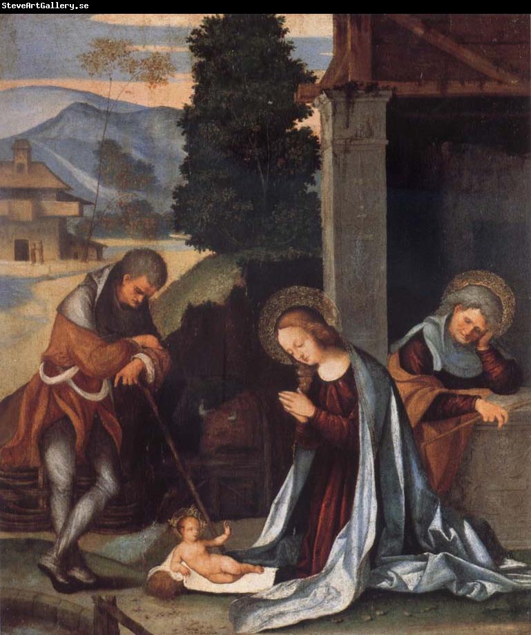 Lodovico Mazzolino The Nativity